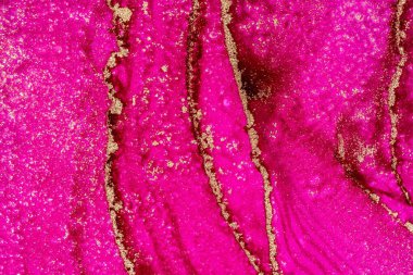 Mermer mürekkep soyut sanatının orijinal resmi. Örnek bir orjinal tablodan yüksek çözünürlüklü fotoğraf. Karargah kağıt dokusuna pürüzsüz mermer desen oluşturmak için soyut resim yapıldı.