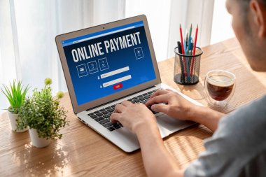 İnternet üzerinden modem para transferi için çevrimiçi ödeme platformu