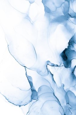 Mermer mürekkep soyut sanatının orijinal resmi. Örnek bir orjinal tablodan yüksek çözünürlüklü fotoğraf. Karargah kağıt dokusuna pürüzsüz mermer desen oluşturmak için soyut resim yapıldı.