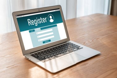 İnternet sitesinde mod form doldurmak için çevrimiçi kayıt formu