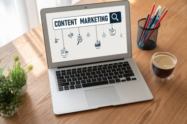 Mod çevrimiçi iş ve e-ticaret pazarlama stratejisi için içerik pazarlaması