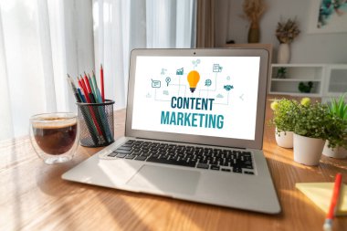Mod çevrimiçi iş ve e-ticaret pazarlama stratejisi için içerik pazarlaması