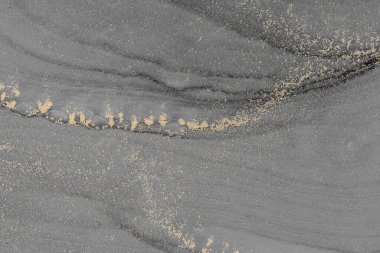 Mermer mürekkep soyut sanatının orijinal resmi. Örnek bir orjinal tablodan yüksek çözünürlüklü fotoğraf. Karargah kağıt dokusuna pürüzsüz mermer desen oluşturmak için soyut resim yapıldı.