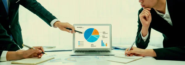 Affärsdata Instrumentpanel Analys Datorprogram Investeringsprogram Visar Företagens Försäljning Och Vinst — Stockfoto