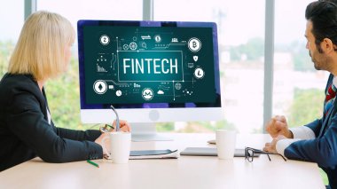 Pazarlama stratejisini analiz etmek için kullanılan Fintech finansal teknoloji yazılımı