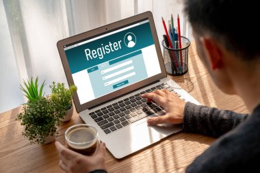 İnternet sitesinde mod form doldurmak için çevrimiçi kayıt formu