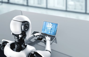 CRM işletme ve işletme için modern bilgisayarda müşteri ilişkileri yönetim sistemi