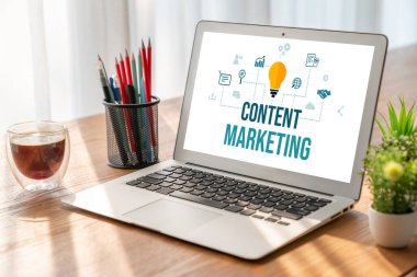 Mod çevrimiçi iş ve e-ticaret pazarlama stratejisi için içerik pazarlaması