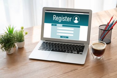 İnternet sitesinde mod form doldurmak için çevrimiçi kayıt formu