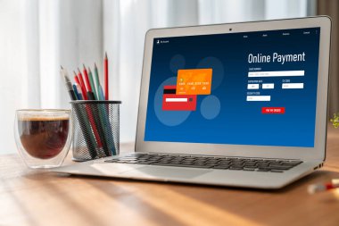 İnternet üzerinden modem para transferi için çevrimiçi ödeme platformu