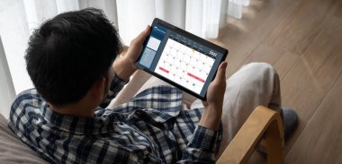 Kişisel düzenleyici ve çevrimiçi iş için mod zamanlama planlaması için bilgisayar yazılım uygulaması takvimiName