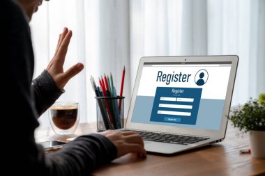 İnternet sitesinde mod form doldurmak için çevrimiçi kayıt formu