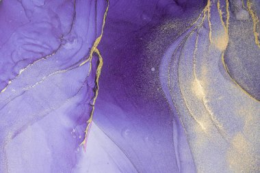 Mermer mürekkep soyut sanatının orijinal resmi. Örnek bir orjinal tablodan yüksek çözünürlüklü fotoğraf. Karargah kağıt dokusuna pürüzsüz mermer desen oluşturmak için soyut resim yapıldı.