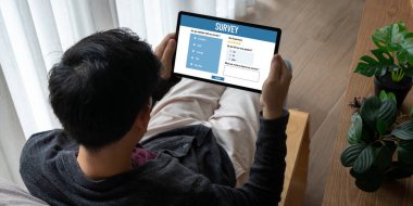 İnternet ağındaki mod dijital bilgi toplama için çevrimiçi anket formu