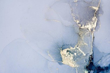 Mermer mürekkep soyut sanatının orijinal resmi. Örnek bir orjinal tablodan yüksek çözünürlüklü fotoğraf. Karargah kağıt dokusuna pürüzsüz mermer desen oluşturmak için soyut resim yapıldı.