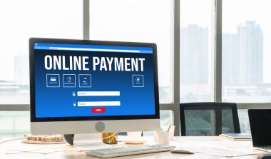 İnternet üzerinden modem para transferi için çevrimiçi ödeme platformu