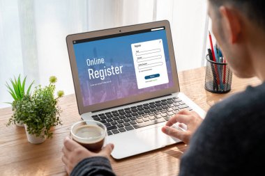 İnternet sitesinde mod form doldurmak için çevrimiçi kayıt formu