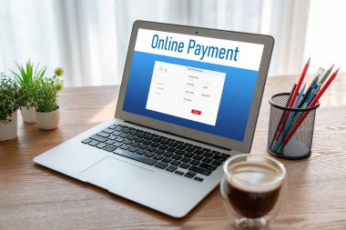 İnternet üzerinden modem para transferi için çevrimiçi ödeme platformu