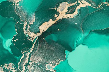 Mermer mürekkep soyut sanatının orijinal resmi. Örnek bir orjinal tablodan yüksek çözünürlüklü fotoğraf. Karargah kağıt dokusuna pürüzsüz mermer desen oluşturmak için soyut resim yapıldı.