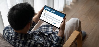 İnternet ağındaki mod dijital bilgi toplama için çevrimiçi anket formu