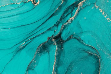 Mermer mürekkep soyut sanatının orijinal resmi. Örnek bir orjinal tablodan yüksek çözünürlüklü fotoğraf. Karargah kağıt dokusuna pürüzsüz mermer desen oluşturmak için soyut resim yapıldı.