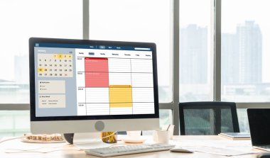 İnternet sitesindeki modish regrition için çevrimiçi aplikasyon rezervasyon takvimi
