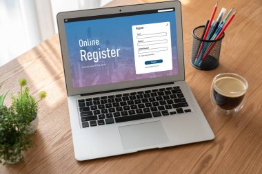 İnternet sitesinde mod form doldurmak için çevrimiçi kayıt formu