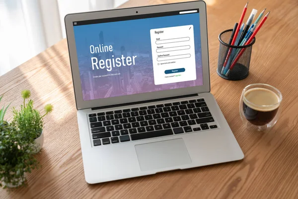 İnternet sitesinde mod form doldurmak için çevrimiçi kayıt formu