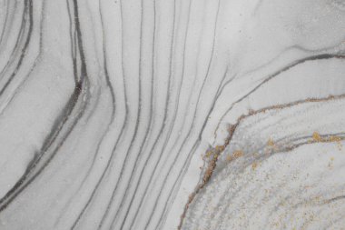 Mermer mürekkep soyut sanatının orijinal resmi. Örnek bir orjinal tablodan yüksek çözünürlüklü fotoğraf. Karargah kağıt dokusuna pürüzsüz mermer desen oluşturmak için soyut resim yapıldı.