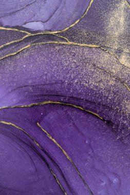 Mermer mürekkep soyut sanatının orijinal resmi. Örnek bir orjinal tablodan yüksek çözünürlüklü fotoğraf. Karargah kağıt dokusuna pürüzsüz mermer desen oluşturmak için soyut resim yapıldı.