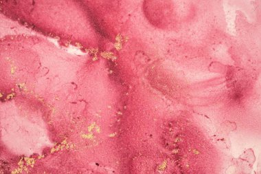 Mermer mürekkep soyut sanatının orijinal resmi. Örnek bir orjinal tablodan yüksek çözünürlüklü fotoğraf. Karargah kağıt dokusuna pürüzsüz mermer desen oluşturmak için soyut resim yapıldı.