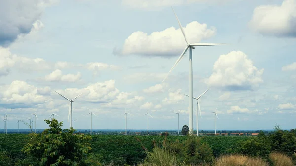 Progressive Way Utilizing Wind Renewable Source Energy Power Modern Way — Stock Photo, Image