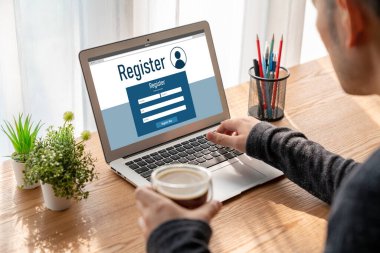 İnternet sitesinde mod form doldurmak için çevrimiçi kayıt formu