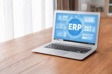 Pazarlama stratejisini planlamak için modern iş için ERP girişimi kaynak planlama yazılımı