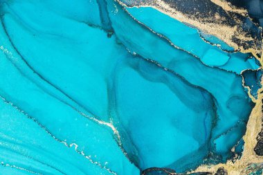 Mermer mürekkep soyut sanatının orijinal resmi. Örnek bir orjinal tablodan yüksek çözünürlüklü fotoğraf. Karargah kağıt dokusuna pürüzsüz mermer desen oluşturmak için soyut resim yapıldı.