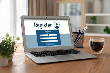 İnternet sitesinde mod form doldurmak için çevrimiçi kayıt formu