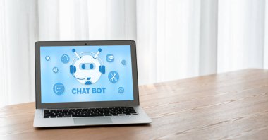 Müşteri sorularına otomatik olarak cevap veren mod çevrimiçi iş için Chatbot yazılım uygulaması