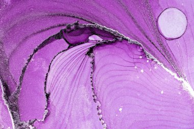 Mermer mürekkep soyut sanatının orijinal resmi. Örnek bir orjinal tablodan yüksek çözünürlüklü fotoğraf. Karargah kağıt dokusuna pürüzsüz mermer desen oluşturmak için soyut resim yapıldı.