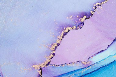 Mermer mürekkep soyut sanatının orijinal resmi. Örnek bir orjinal tablodan yüksek çözünürlüklü fotoğraf. Karargah kağıt dokusuna pürüzsüz mermer desen oluşturmak için soyut resim yapıldı.