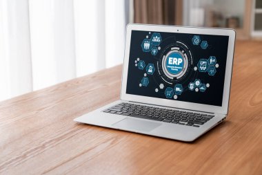 Pazarlama stratejisini planlamak için modern iş için ERP girişimi kaynak planlama yazılımı
