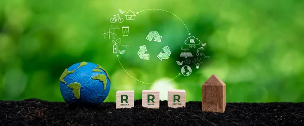 Eco friendly green business company commitment to RRR recycle reduce reuse practices for environmental sustainability with clean and sustainable recycled waste. Panorama Reliance