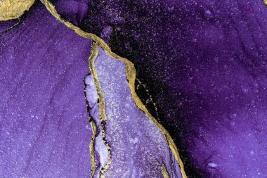 Mermer mürekkep soyut sanatının orijinal resmi. Örnek bir orjinal tablodan yüksek çözünürlüklü fotoğraf. Karargah kağıt dokusuna pürüzsüz mermer desen oluşturmak için soyut resim yapıldı.