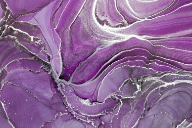 Mermer mürekkep soyut sanatının orijinal resmi. Örnek bir orjinal tablodan yüksek çözünürlüklü fotoğraf. Karargah kağıt dokusuna pürüzsüz mermer desen oluşturmak için soyut resim yapıldı.