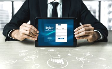 İnternet sitesinde mod form doldurmak için çevrimiçi kayıt formu