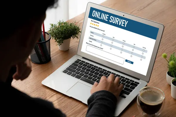 Online survey form for modish digital information collection on the internet network