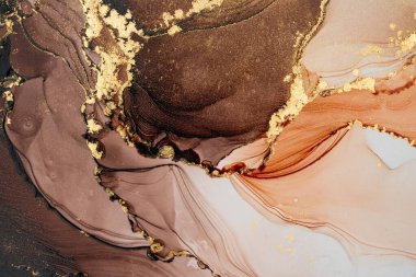 Mermer mürekkep soyut sanatının orijinal resmi. Örnek bir orjinal tablodan yüksek çözünürlüklü fotoğraf. Karargah kağıt dokusuna pürüzsüz mermer desen oluşturmak için soyut resim yapıldı.