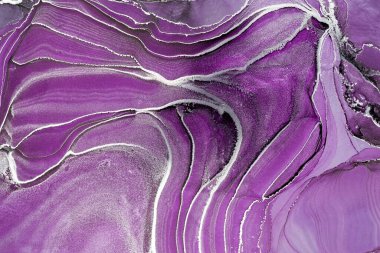 Mermer mürekkep soyut sanatının orijinal resmi. Örnek bir orjinal tablodan yüksek çözünürlüklü fotoğraf. Karargah kağıt dokusuna pürüzsüz mermer desen oluşturmak için soyut resim yapıldı.