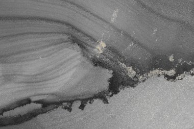 Mermer mürekkep soyut sanatının orijinal resmi. Örnek bir orjinal tablodan yüksek çözünürlüklü fotoğraf. Karargah kağıt dokusuna pürüzsüz mermer desen oluşturmak için soyut resim yapıldı.