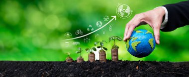 Çevre dostu teknolojiye, yeşil iş yatırımlarına ve çevresel sürdürülebilirlikte sürdürülebilir ekonomik büyümeye yatırım yapan işadamlarıyla birlikte para yığını büyüyor. Panorama Güvenliği