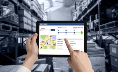 Ürün nakliyesi ve teslimatı için e-ticaret ve mod çevrimiçi iş izleme sistemi